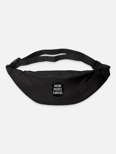 Notre peuple vaincra - Sac banane - noir