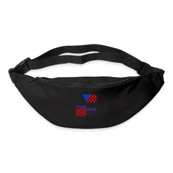 kononowicz / kononowicza Konon sweter geometryczny - Gürteltasche - Schwarz - Vorne