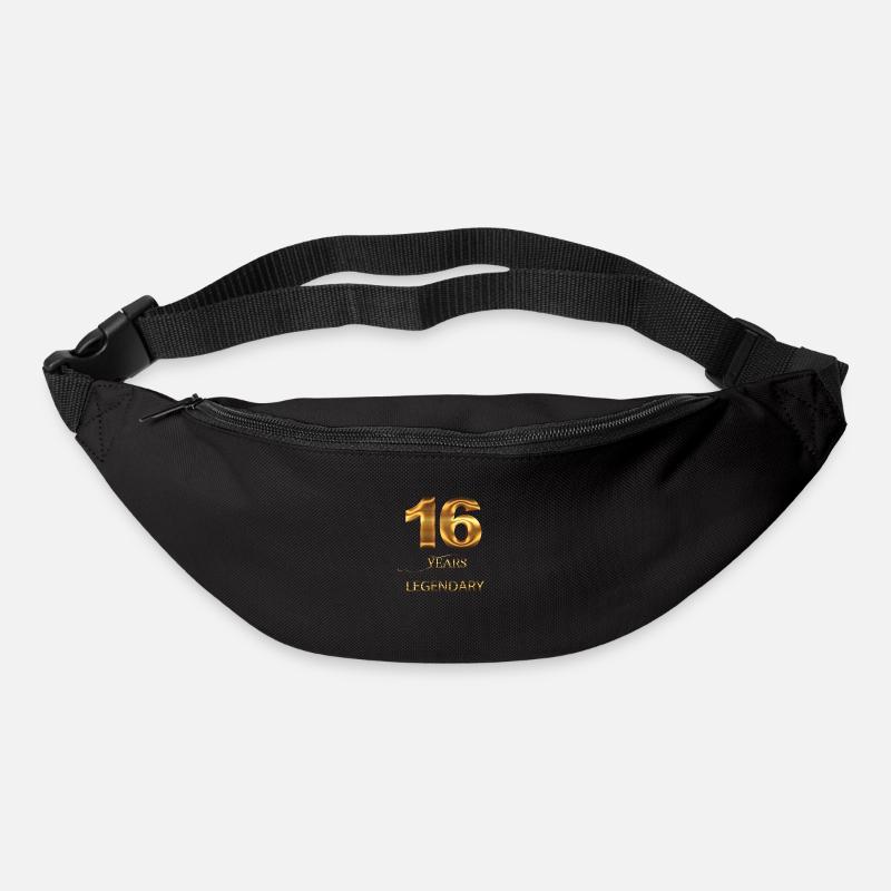 16. Geburtstag - Gürteltasche - Schwarz
