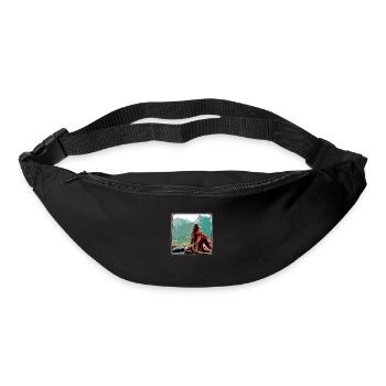 Woman in rear door - Bum bag - black - Front