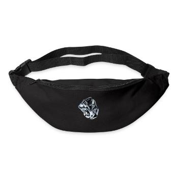 Futuristic 3D - Bum bag - black - Front