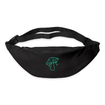 Pilz - Gürteltasche - Schwarz - Vorne