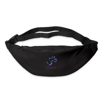 Om Zeichen für Yoga Schüler Yoga Klasse Outfit - Gürteltasche - Schwarz - Vorne