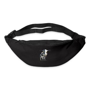 Polygon Cow - Bum bag - black - Front