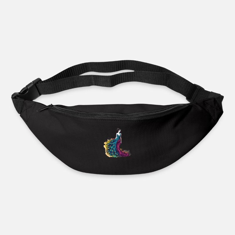 Peacock Modedesigner - Gürteltasche - Schwarz