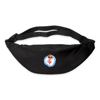 Ballet girl blue - Bum bag - black - Front