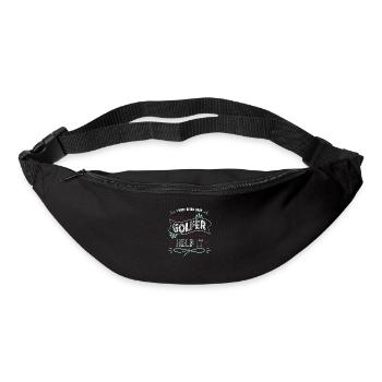 happy space ship birthday present night sky - Gürteltasche - Schwarz - Vorne
