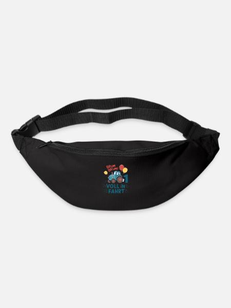 Cooler Traktor 1. Geburtstag: Bestseller Geschenk! - Gürteltasche - Schwarz