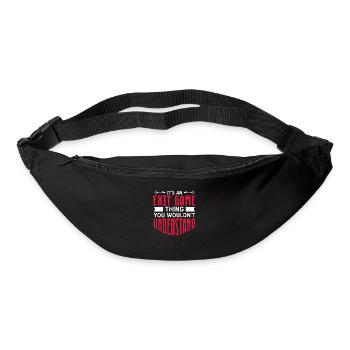 C’est un jeu de sortie que vous ne comprendriez pas - Sac banane - noir - Devant