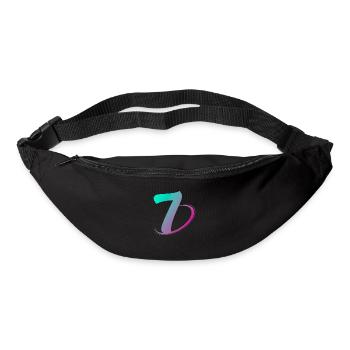 Numéro 7 multicolore - Sac banane - noir - Devant