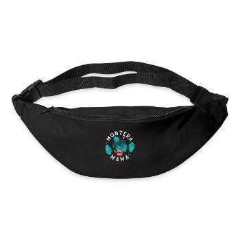 MONTERA MAMA PLANT DESIGN POUR UN AMOUREUX DES PLANTES - Sac banane - noir - Devant