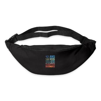 12 Ans – Un Voyage à Travers le Temps - Bum bag - black - Front