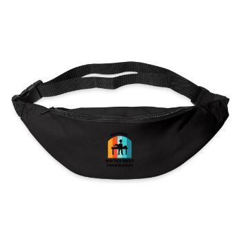 Physical Therapist Humorous Gift Saying Funny - Bum bag - black - Front