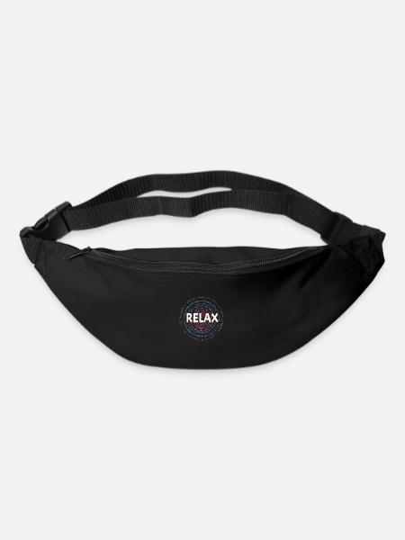Entspann dich, Yoga, Spirituell - Gürteltasche - Schwarz