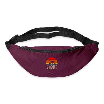 monkey - Bum bag - burgundy - Front