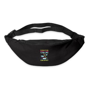 Ce n’est pas grave si vous n’aimez pas le curling drôle de curling - Sac banane - noir - Devant