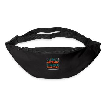 My Antenna is bigger than yours - Gürteltasche - Schwarz - Vorne