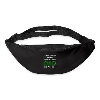 History Teacher by day world´s best dad by night - Gürteltasche - Schwarz - Vorne
