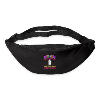 Rentner Rente Rentenbeginn Geocaching - Gürteltasche - Schwarz - Vorne