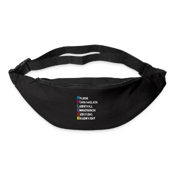 Altenpflege Pfleger Pflegepersonal Pflegekraft - Gürteltasche - Schwarz - Vorne
