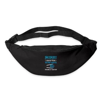Sushi Japan Essen Sushi-Mahlzeit - Gürteltasche - Schwarz - Vorne