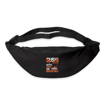 Sushi Japan Essen Sushi-Mahlzeit - Gürteltasche - Schwarz - Vorne