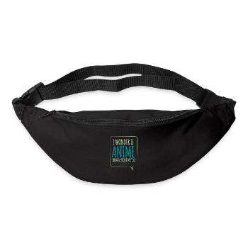 Anime Manga Otaku Kawaii Japan Cosplay Comic - Gürteltasche - Schwarz - Vorne