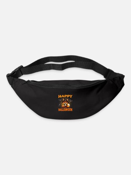 Pumpkin Fuchs Kürbis Halloween - Gürteltasche - Schwarz
