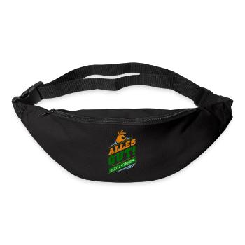 Alles gut! Kein Stress! - Gürteltasche - Schwarz - Vorne