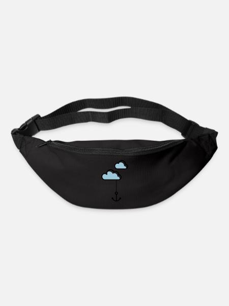 Anker Shirt, Anchor in the cloud - Bum bag - black