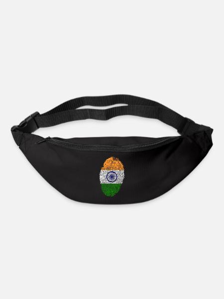 Fingerprint - Indien - Gürteltasche - Schwarz