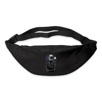 ASTRONAUT REBELL - Lustiges Astronauten Geschenk - Gürteltasche - Schwarz - Vorne