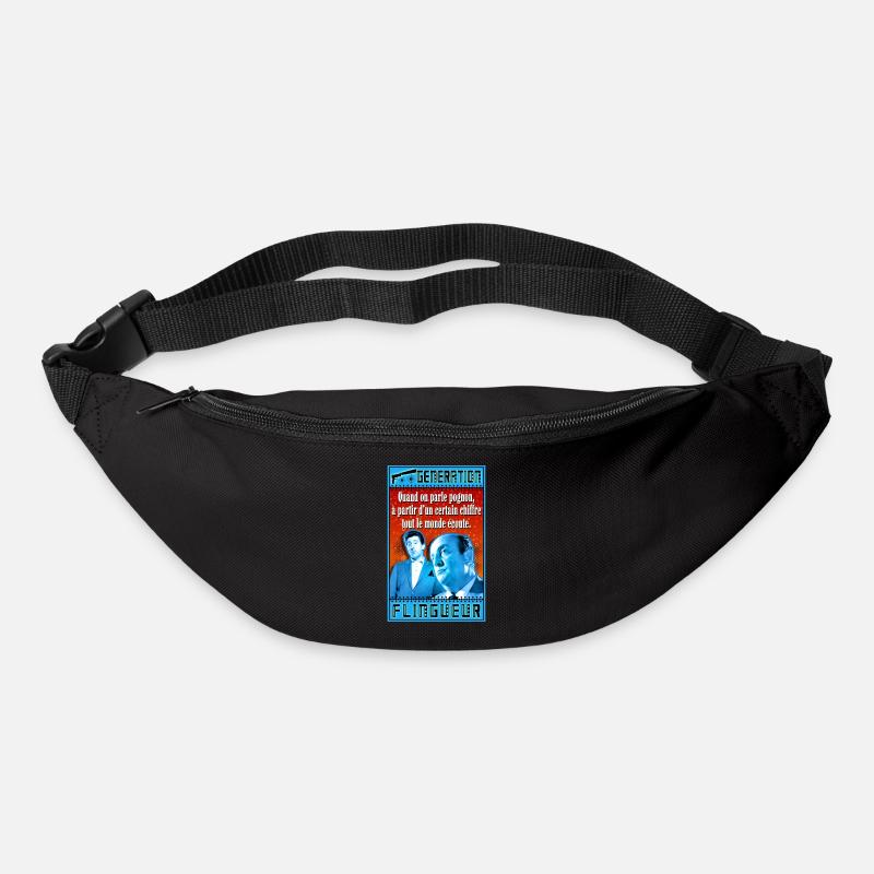 quand on parle pognon - Sac banane - noir