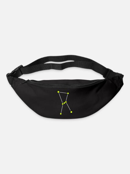 Sternbild Orion - Gürteltasche - Schwarz