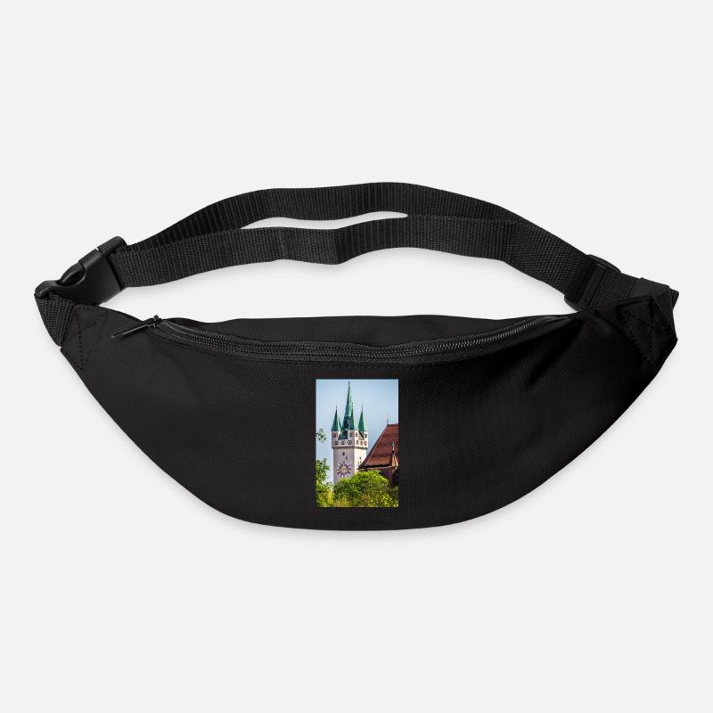 Straubing Stadtturm - Gürteltasche - Schwarz
