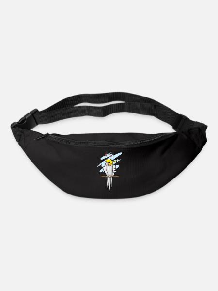 Cockatiel - Bum bag - black