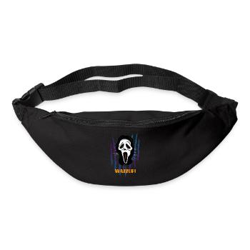Horrorfilme mit gruseliger Horrormaske ansehen - Gürteltasche - Schwarz - Vorne