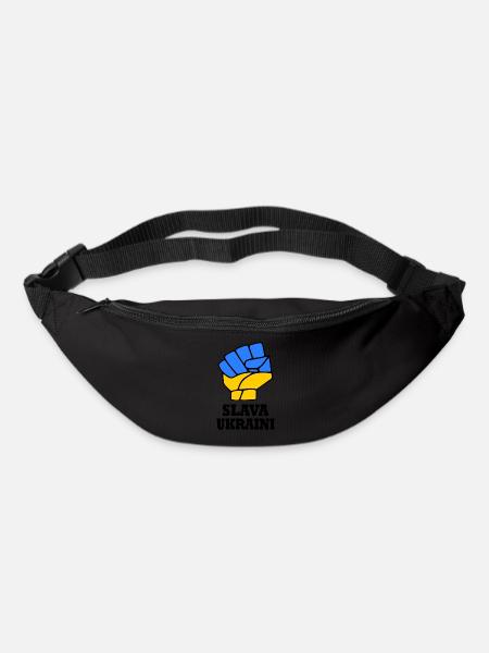 Slava ukraini - Gürteltasche - Schwarz