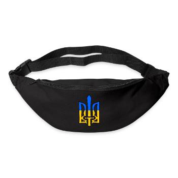 Ukraine - Gürteltasche - Schwarz - Vorne