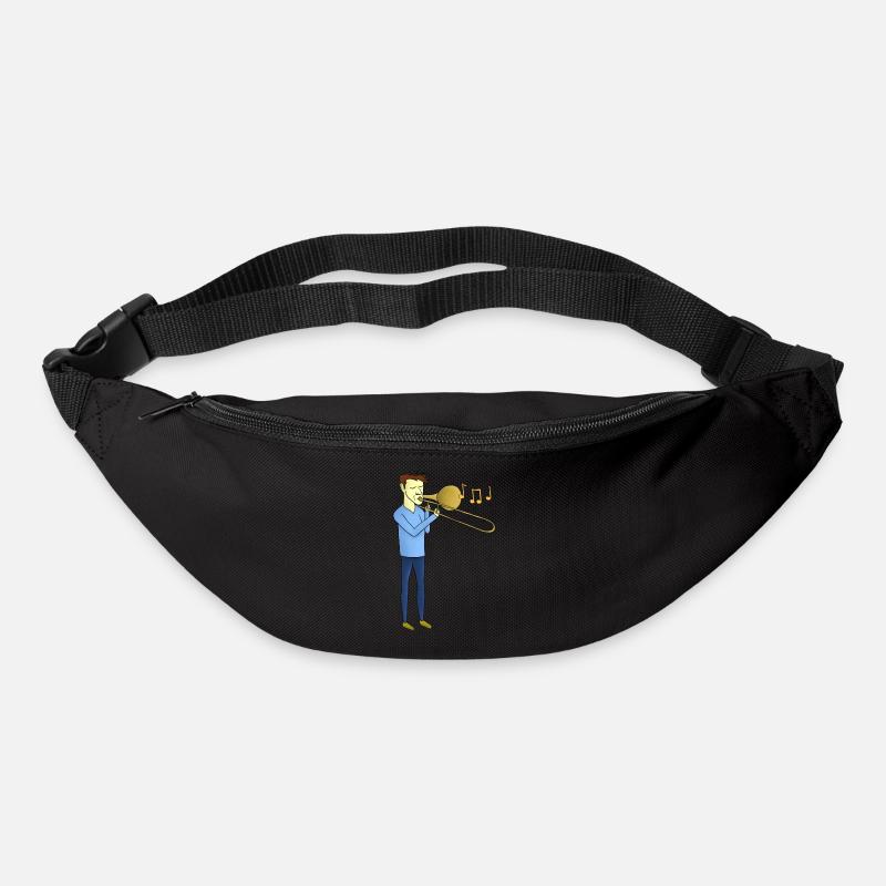 Posaunenspieler / Tromboneplayer - Gürteltasche - Schwarz