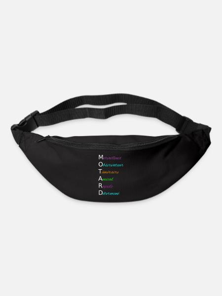 MOTARD Merveilleux Observateur Téméraire Amical - Sac banane - noir