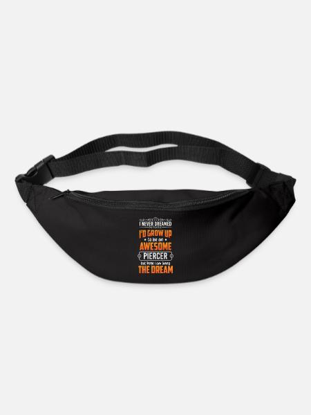 Piercer Schmerz Humor - Gürteltasche - Schwarz