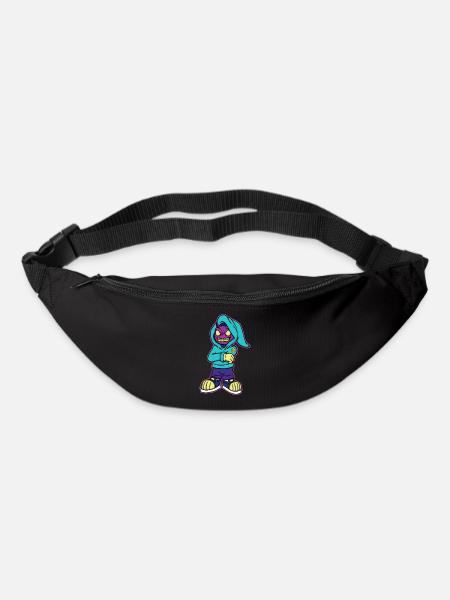 Neon Troll - Gürteltasche - Schwarz