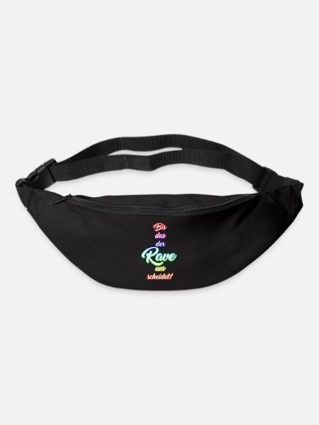 Bis das der Rave uns scheidet! - Gürteltasche - Schwarz