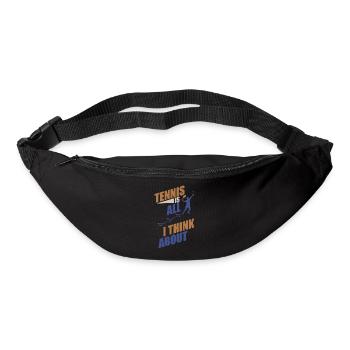 Tennis Is All I Think About - Bum bag - black - Front