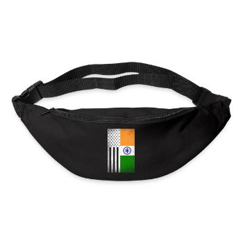 Indien Design für stolze indische Amerikaner - Gürteltasche - Schwarz - Vorne