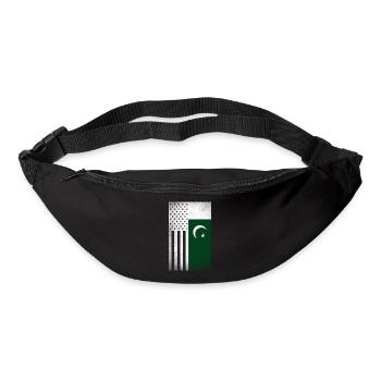 Pakistan Design für stolze pakistanisch Amerikaner - Gürteltasche - Schwarz - Vorne