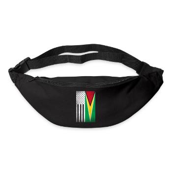 Guyana Design für stolze guyanische Amerikaner - Gürteltasche - Schwarz - Vorne