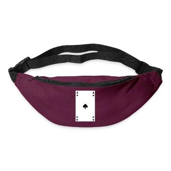 Ace Leaf - Image - Sac banane - bordeaux  - Devant