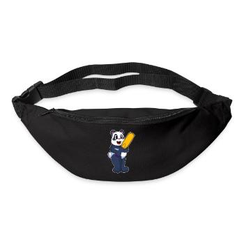 Panda Cricket Cricket Bat - Bum bag - black - Front